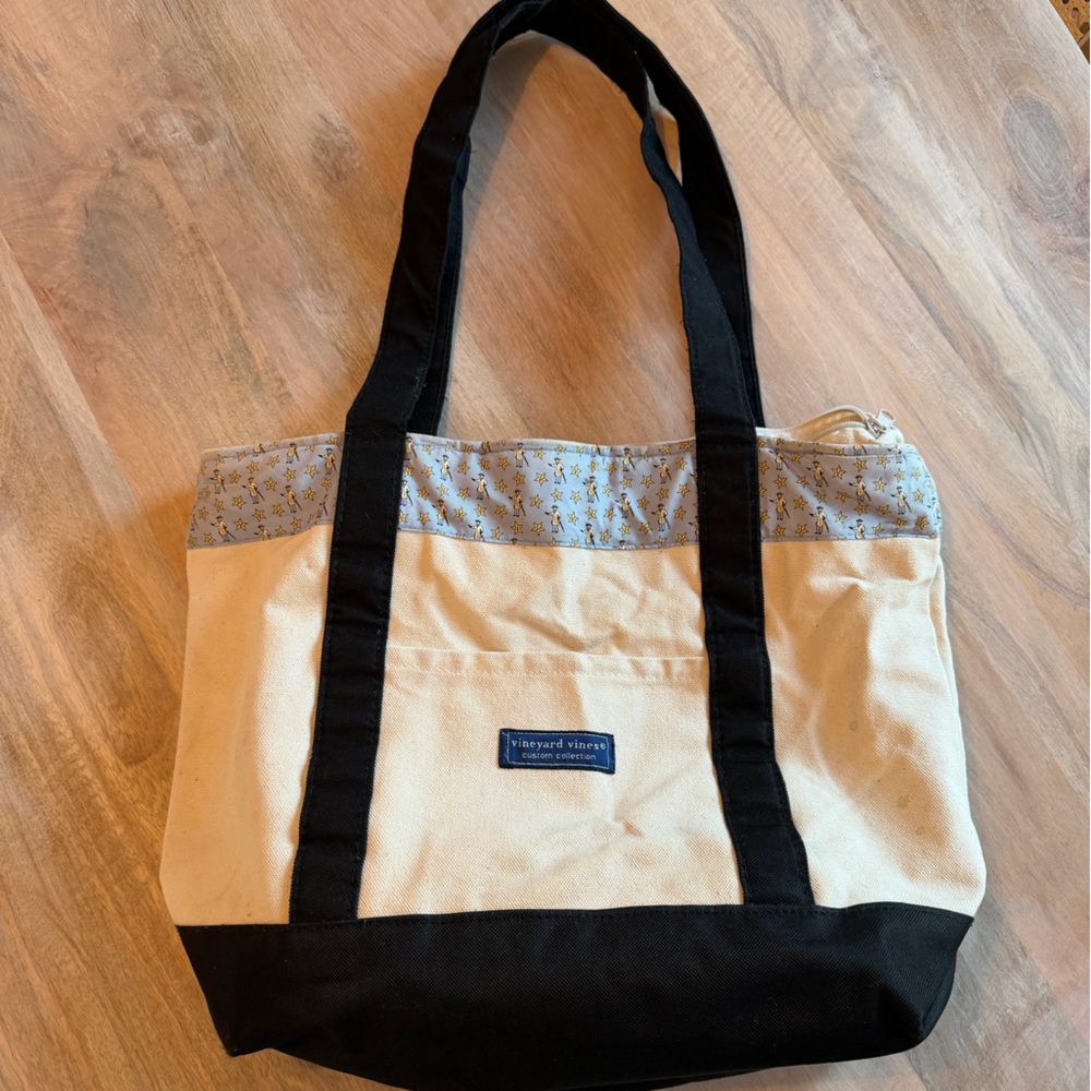 Vineyard Vines Custom Collection Canvas Tote Bag- Vanderbilt